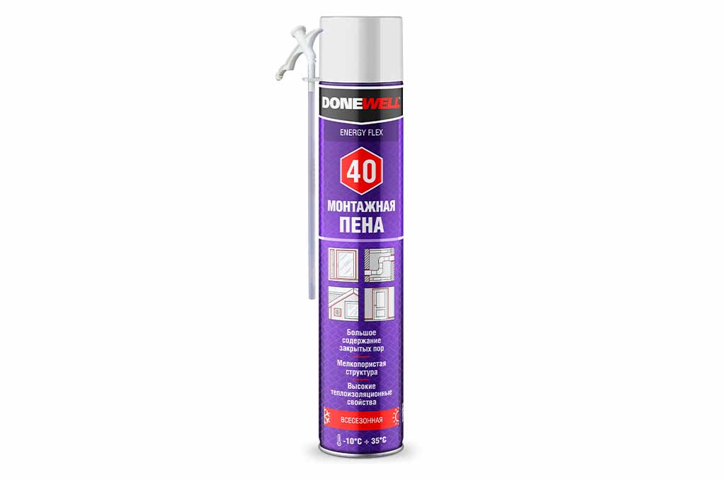 New DIY all-season PU foam sealant DONEWELL® ENERGY FLEX 40