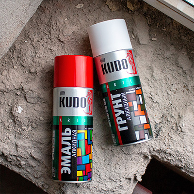 Aerosol spray paint KUDO